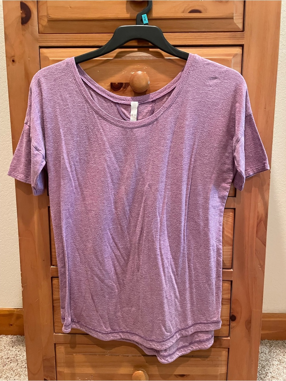 Under Armour Lavender Short Sleeve Crew Neck Tee